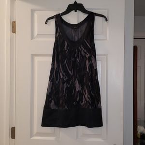 Express black and gray dress